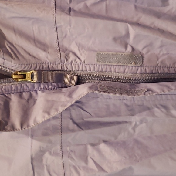 LL Bean Women's Jacket Windbreaker Zip Up Nylon Lilac Size XL Reg O ALB6 - Picture 4 of 16